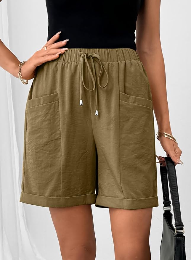 Guacamole Green Lightweight Shorts VS41 - Image 2
