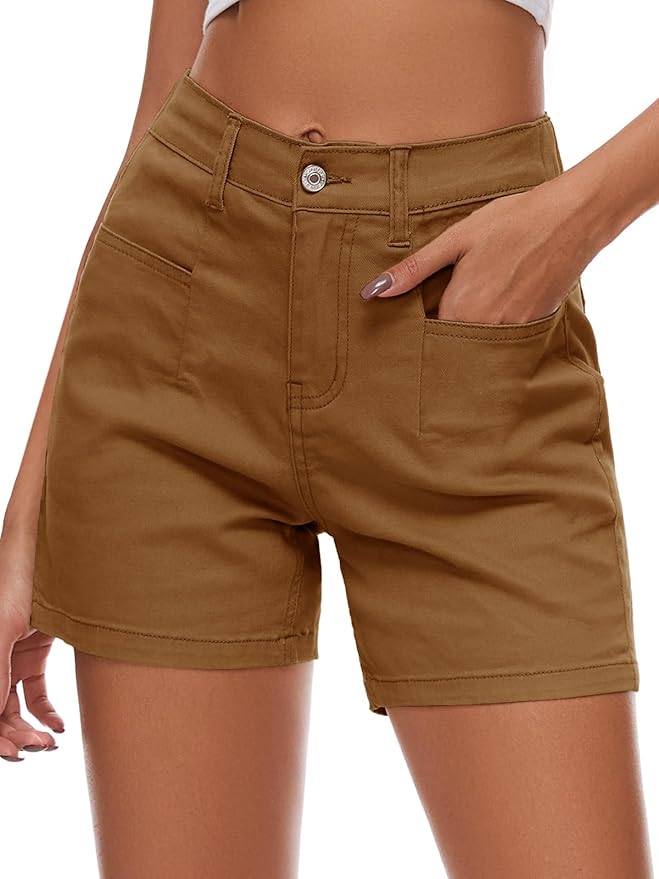 High Waisted Denim Shorts VS44