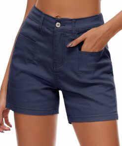Women Chino Cargo Shorts VS43