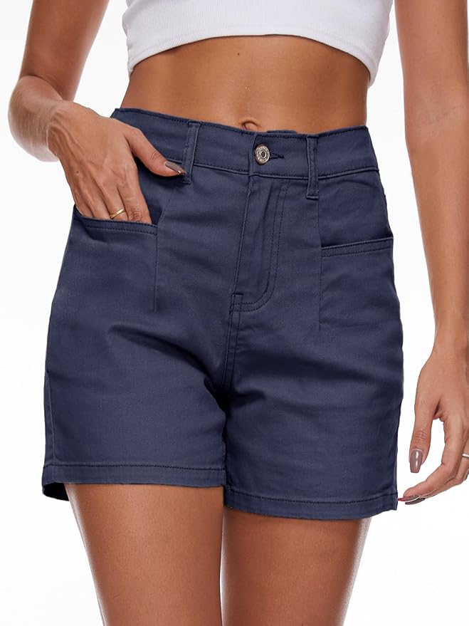 Women Chino Cargo Shorts VS43 - Image 2